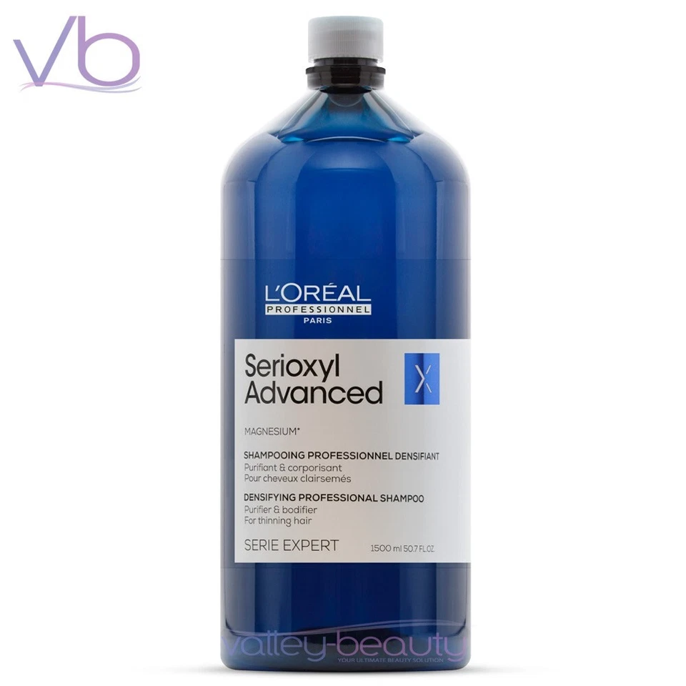L'OREAL Serioxyl Advanced Densifying Shampoo | Gentle Purifying Cleanser, 1500ml - Image 1 of 1