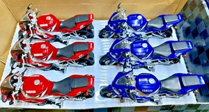 New Ray Yamaha Road Rider YZF-R1 Die-Cast 1:12 Scale - Set of 6 Pieces - Picture 1 of 13
