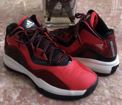 Adidas Kids Crazy Ghost 2014 Scarlet Red/White Running Shoes Size 7 #C76727 EUC - Image 1 of 4