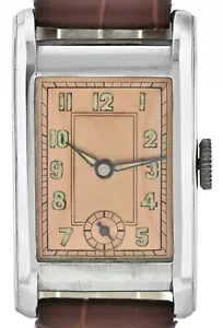 Anker ungetragene Vintage Armbanduhr Handaufzug 1930er frisch revisioniert - Bild 1 von 8
