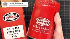 NOS Ford Canada Oil Filter Galaxie Mustang Shelby GT350 AC Cobra 289 427 Rotunda - Picture 1 of 12