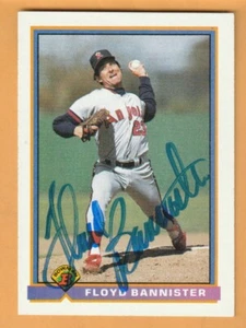 Floyd Bannister California Angels AUTO Signed 1991 Bowman Arizona State - Picture 1 of 2