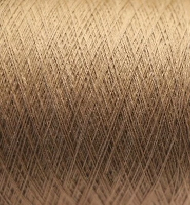 P14 (150€/kg) 100g SUPERFINE MERINO / SEIDE / KASCHMIR BEIGEGOLD (60/2) Zwirn - Bild 1 von 3