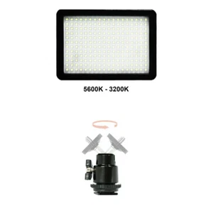 LS Photography Continuous LED Video Lighting kit Dimmable Panel Battery Charger - Picture 1 of 5