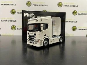 MARGE MODELS 1:32 SCALE SCANIA R500 4X2 WHITE - Picture 1 of 6