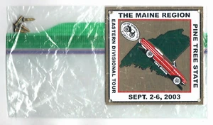 Rare 2003 AACA MAINE REGION EASTERN DIVISIONAL TOUR BRASS CAR PLAQUE BADGE - Picture 1 of 2