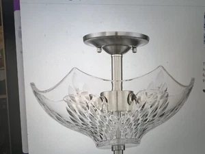 Three Light Semi-flash Mount Originally $149.99 - Picture 1 of 2