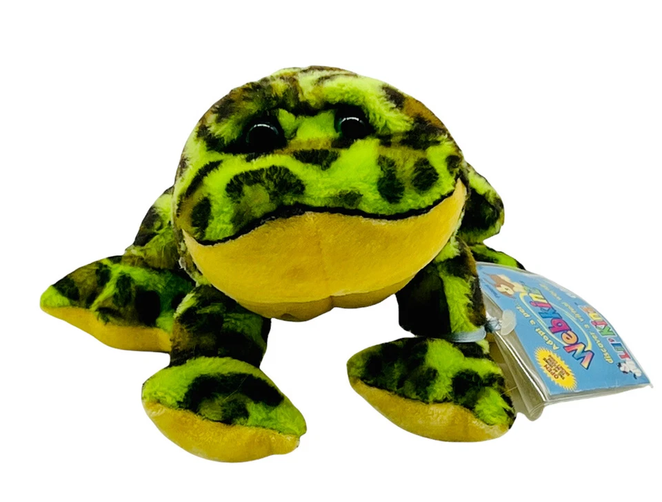 GANZ Webkinz Lil Kinz Bull Frog HS114 with code