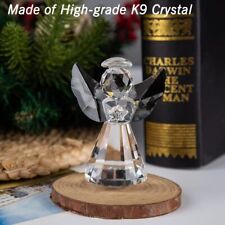White Crystal Crystal Angel Figurine Collection  Office