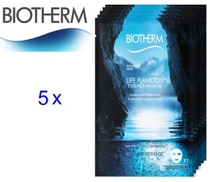 BIOTHERM 5 x Life Plankton Essence Tuch-Maske Neu & Ovp 5 x 27 gr. - Bild 1 von 1