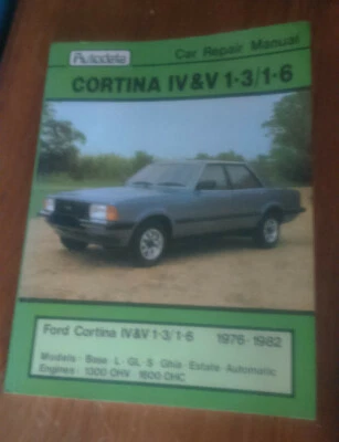 Ford Cortina IV 1-3/1-6.Car Repair Manual 1976-1982 Autodata  - Image 1 of 3