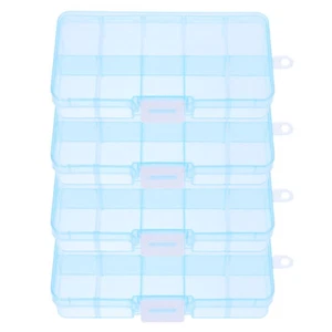 4pcs Small Parts Organizer Screws Organizer Box Beads Storage Box Small Parts - Picture 1 of 12