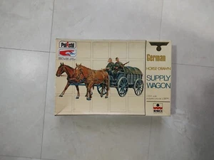 GERMAN HORSE DRAWN SUPPLY WAGON 1:35 ESCI-SOLDAT - Foto 1 di 5