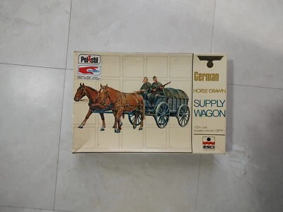 GERMAN HORSE DRAWN SUPPLY WAGON    1:35 ESCI-SOLDAT - Immagine 1 di 4