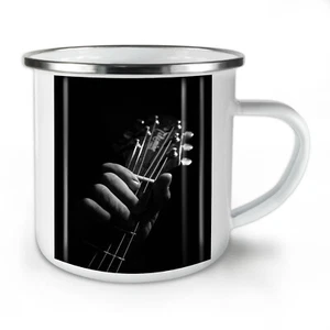 Wellcoda Kunst Musik Gitarreninstrument Emaille Becher 10oz - Bild 1 von 4