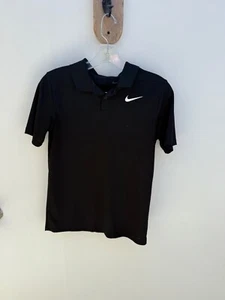 Nike Boys Dri-Fit Polo Golf Shirt Youth Small Blue Short Sleeve SZ L S16 - Picture 1 of 5