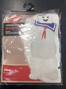 Ghostbusters Stay Puft Marshmallow Man Spirit Halloween Inflatable Costume Child - Picture 1 of 7