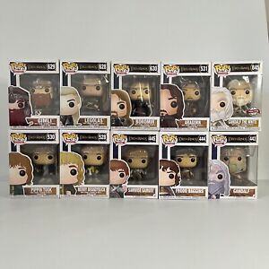 Lord of the Rings Funko POP! Vinyls set of 10 Fellowship of the Ring *SOME RARE*
