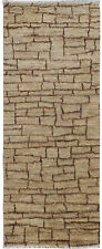Handwoven Luxury Hand-Knotted Moroccan Shaggy 3x8 Ft Runner Rug