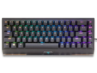 Razer Blackwidow V3 Mini 65% Mechanical RGB Chroma Gaming Keyboard Yellow Switch - Image 1 of 4