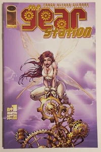 The Gear Station #1 (2000, imagen) casi nuevo - lámina de oro variante Michael Turner - Imagen 1 de 2