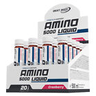 (EUR 49,98 / L) 20 Best Body Amino Liquid 5000 Ampullen  25 ml