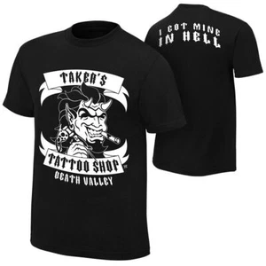 Camiseta WWE The Undertaker "Taker's Tattoo Shop" - Negra - Imagen 1 de 3