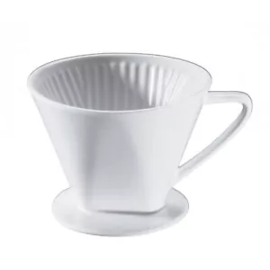 Cilio Kaffeefilter Größe 4 Porzellan weiss Dauerfilter Porzellanfilter Filter - Bild 1 von 2