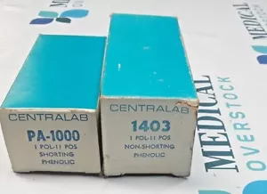 PA-1000 & 1403 CENTRALAB 1 POL-11 POS SHORTING & NON-SHORTING PHENOLIC SET - NEW - Picture 1 of 4