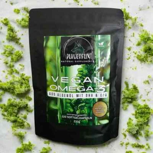 Vegane Omega-3 Kapseln 550mg EPA+DHA Algenöl  ⭐ 440 Stück ⭐ NEU !⭐ - Bild 1 von 9