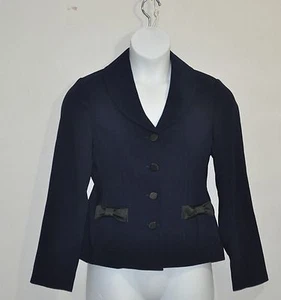Chaqueta crepe Linea by Louis Dell'Olio con borde satinado talla L - Imagen 1 de 2
