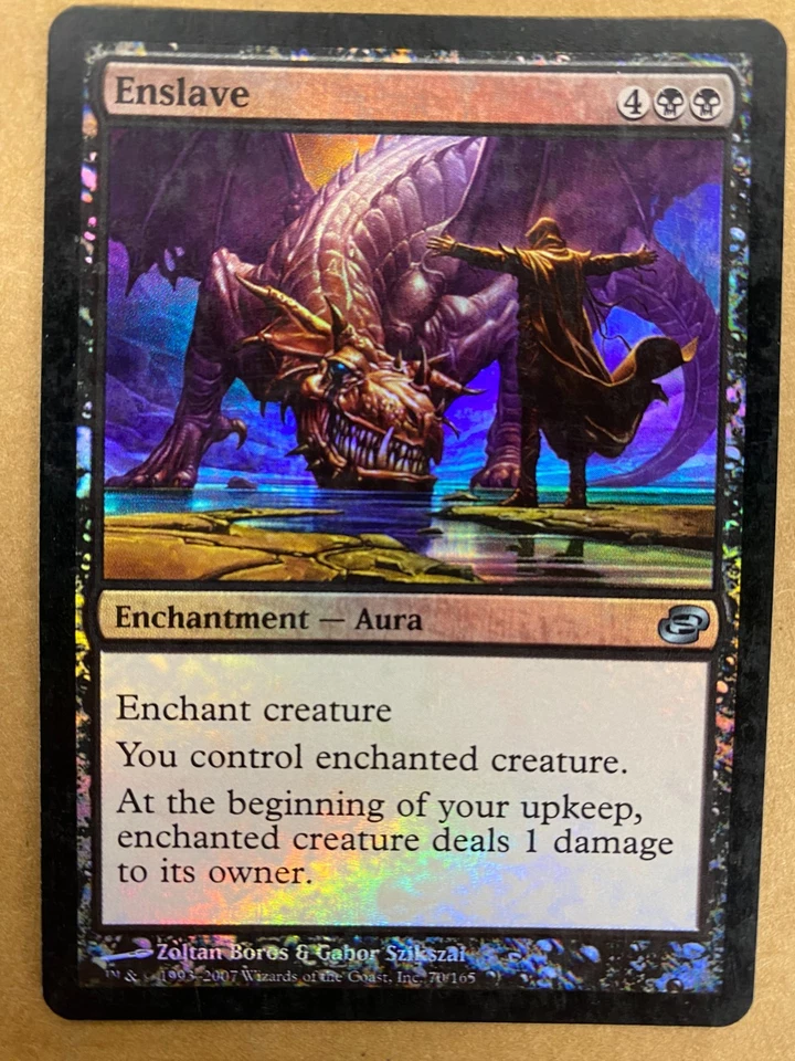 MTG 1x FOIL Enslave # 70 Planar Chaos Modern Magic the Gathering Card x1 MP - Image 1 of 1