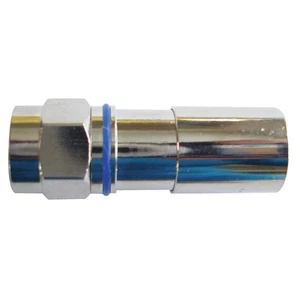 POWER FIRST 4LWY3 Coax Conn,F-Type,RG6 Reg/Tri/Quad,PK10 4LWY3 - Picture 1 of 1