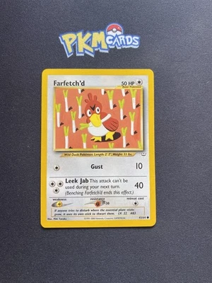 Pokémon TCG Farfetch'd Neo Revelation 43/64 Regular LP. - Image 1 of 3