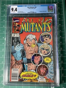 New Mutants #87 CGC 9.4 Zeitungskiosk 1990 1. Auftritt von Kabel Newton Ring - Bild 1 von 4