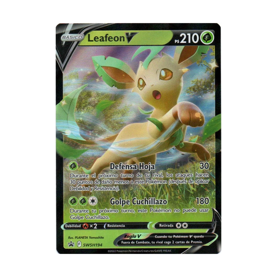 Pokemon SWSH: Sword & Shield Promo Cards Leafeon V - SWSH194 (P) #SWSH194 NM - Image 1 of 1