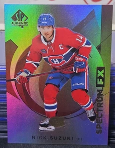 24-25 SP Authentic Nick Suzuki Spectrum FX 🌕🌕🌕 Bounty Unscratched - Picture 1 of 2
