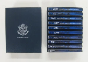 US Mint 50 State Quarters Proof Sets Complete with COA's and Storage Box - Picture 1 of 6