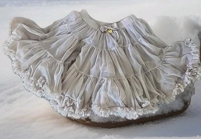 Angel’s Face Tutu Skirt  Girls/kids Size 8-9 Light Grey Charm - Image 1 of 4