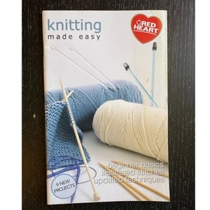 Red Heart Knitting Made Easy Pattern Booklet 2008 - Picture 1 of 2