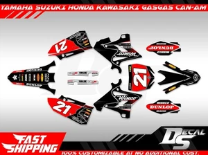 Custom Graphics Kit Yamaha YZ125 YZ250 MX 2015-2021 Motocross Decals Stickers - Picture 1 of 5