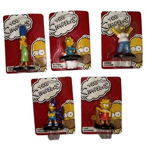 Lotto 5 minifigure I Simpson MARGE, BARTMAN, LISA set completo nuove vedi foto - Foto 1 di 12