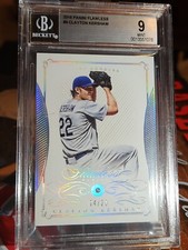 BGS9 CLAYTON KERSHAW PANINI FLAWLESS DIAMOND SILVER REFRACTOR HOLO NON-AUTO #/20