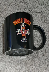 Guns N Roses Mug Black Coffee Tea Music Classic Rock Cup Ceramic Kitchen Gift - Picture 1 of 3