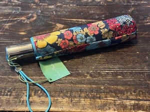 RETIRED Happy Snails Vera Bradley Multicolor Automatic Open & Close Umbrella - Picture 1 of 5