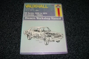 VAUXHALL VIVA HB OHV SERIES HAYNES MANUAL 1966 TO 1970 very good condition - Picture 1 of 7