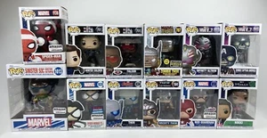 Funko Pop Vinyl Figures Marvel Spider-Man Thor Winter Soldier Ultron Lot Of 12 - Picture 1 of 6