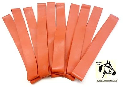 HORSE-CRAFT PRODUCTS Red Dally Wraps 10 Pack Pro Saddle Horn Wraps by Horse-Craft New Free Ship