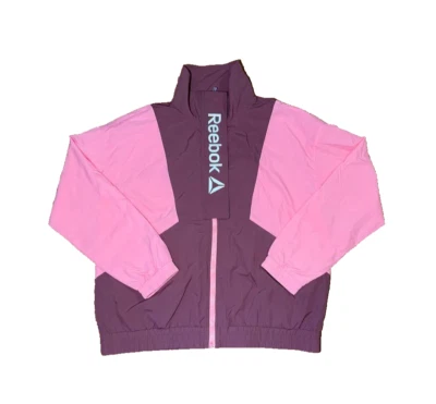 Chaqueta impermeable Reebok rosa L Foto 1 de 3