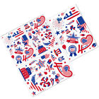  3 Sheets Independent Sun Window Stickers Pvc Independence Day
